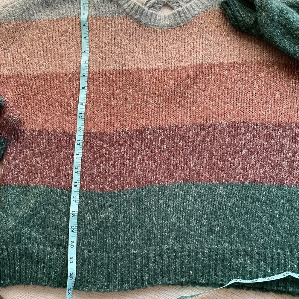 Saltwater Luxe‎ Multicolor JED Stripe Pullover Sweater Women's Cottagecore Large